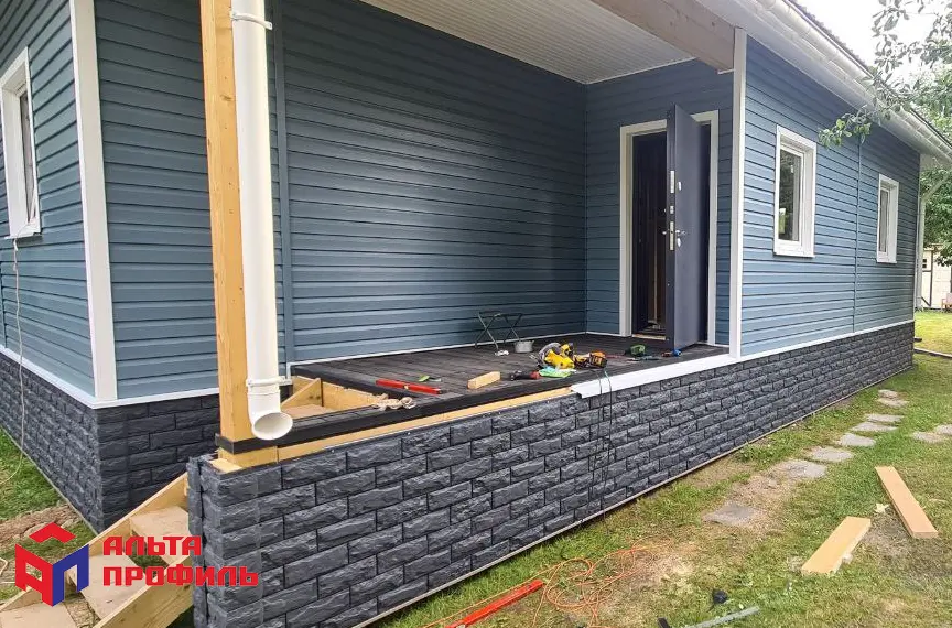 АЛЬТА БРУС ПРЕМИУМ, Серо-голубой